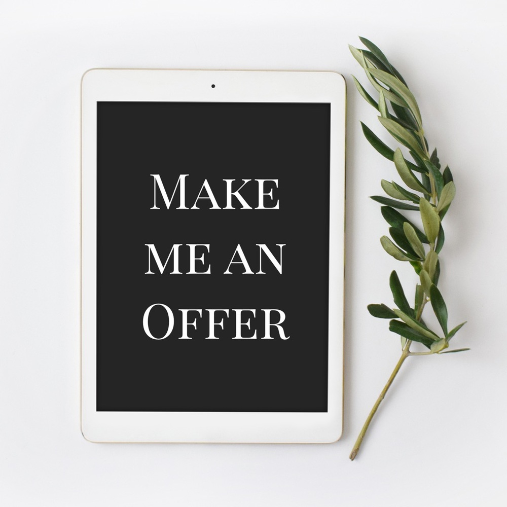 Open to Reasonable Offers!